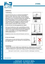 Предварительный просмотр 2 страницы SW Stahl PROFI Tools 21050L Instruction Manual