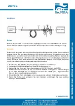 Предварительный просмотр 3 страницы SW Stahl PROFI Tools 25070L Instruction Manual