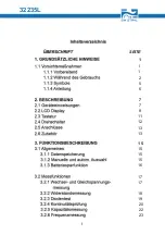 Preview for 3 page of SW Stahl PROFI Tools 32235L Operator'S Instruction Manual