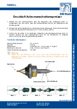 SW-Stahl 10003L Quick Start Manual preview