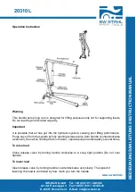 Предварительный просмотр 9 страницы SW-Stahl 20310L Instruction Manual