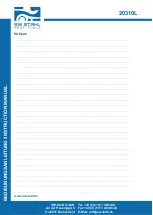 Предварительный просмотр 12 страницы SW-Stahl 20310L Instruction Manual