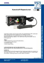 Preview for 1 page of SW-Stahl 23050L Instruction Manual