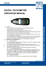 Предварительный просмотр 5 страницы SW-Stahl 32270L Operation Manual