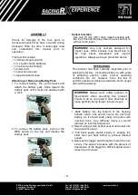 Предварительный просмотр 6 страницы SW-Stahl S3202 Instruction Manual