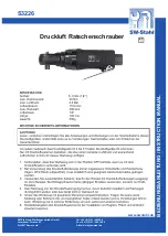 SW-Stahl S3226 Instruction Manual preview