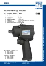 Предварительный просмотр 1 страницы SW-Stahl S3245 Instruction Manual