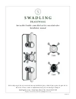 Preview for 1 page of Swadling Brassware Installation Manual