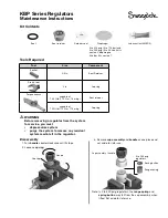 Swagelok KBP Series Maintenance Instructions предпросмотр