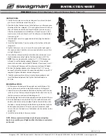 Preview for 1 page of Swagman 64663 Instruction Sheet