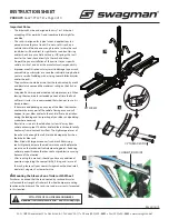 Preview for 3 page of Swagman 64671 XTC2 Tilt Instruction Sheet