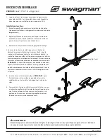 Preview for 5 page of Swagman 64671 XTC2 Tilt Instruction Sheet