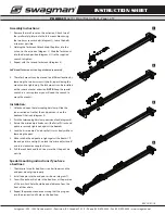 Swagman 64701 Instruction Sheet предпросмотр