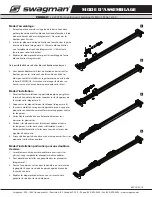 Preview for 3 page of Swagman 64701 Instruction Sheet