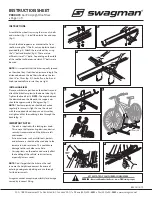 Swagman 64720 Instruction Sheet preview