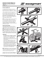 Предварительный просмотр 2 страницы Swagman 64720 Instruction Sheet