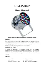 Preview for 1 page of swamp LT-LP-36P User Manual