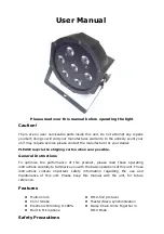 swamp LT-LP-F07 User Manual preview