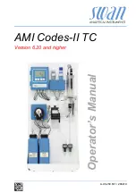 Preview for 1 page of Swan Analytical Instruments AMI Codes-II TC Operator'S Manual