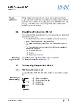 Preview for 21 page of Swan Analytical Instruments AMI Codes-II TC Operator'S Manual