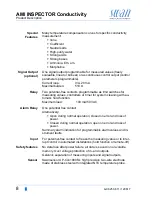 Preview for 10 page of Swan Analytical Instruments AMI INSPECTOR Conductivity Operator'S Manual