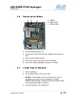 Preview for 41 page of Swan Analytical Instruments AMI INSPECTOR Hydrogen Operator'S Manual