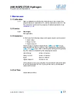 Preview for 53 page of Swan Analytical Instruments AMI INSPECTOR Hydrogen Operator'S Manual