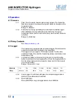 Preview for 54 page of Swan Analytical Instruments AMI INSPECTOR Hydrogen Operator'S Manual