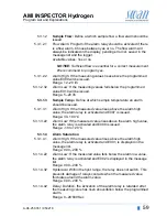 Preview for 61 page of Swan Analytical Instruments AMI INSPECTOR Hydrogen Operator'S Manual