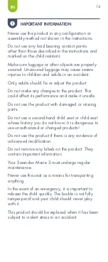 Preview for 16 page of Swandoo MARIE 3 User Manual