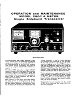 Swann 250C Operation And Maintenance preview