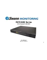 Swann 8600 Series User Manual preview