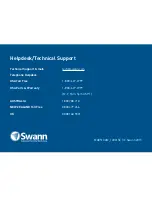 Предварительный просмотр 8 страницы Swann A851 Pro-Series Instruction Manual