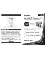 Предварительный просмотр 1 страницы Swann Alert DVR Camera Kit Installation Manual