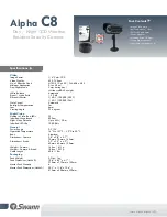 Preview for 2 page of Swann ALPHA SWA31-C8 Specifications