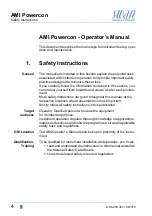 Предварительный просмотр 6 страницы Swann AMI Powercon Operator'S Manual