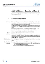 Предварительный просмотр 6 страницы Swann AMU pH-Redox Operator'S Manual