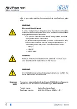 Preview for 8 page of Swann AMU Powercon Operator'S Manual