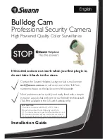 Preview for 1 page of Swann Bulldog Cam SW244-X6C Installation Manual