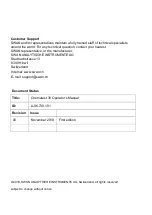 Preview for 2 page of Swann Chematest 30 Operator'S Manual