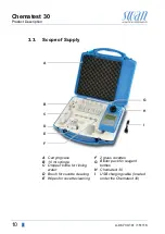 Preview for 12 page of Swann Chematest 30 Operator'S Manual