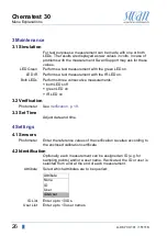 Preview for 28 page of Swann Chematest 30 Operator'S Manual