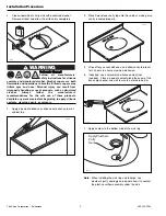 Preview for 8 page of Swann Chesapeake Vanity Manual