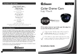 Swann Color dome camera Installation Manual preview