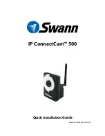 Swann CONNECT CAM 500 Quick Installation Manual preview