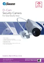 Preview for 1 page of Swann D-Cam Specification