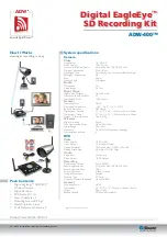 Preview for 2 page of Swann Digital EagleEye ADW-400 Specifications