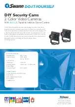 Preview for 2 page of Swann DIY Security Cams SW216-2DS Specification