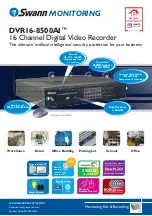 Swann DVR16-8500AI Specifications preview