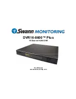 Swann DVR16-8600 Combo User Manual preview